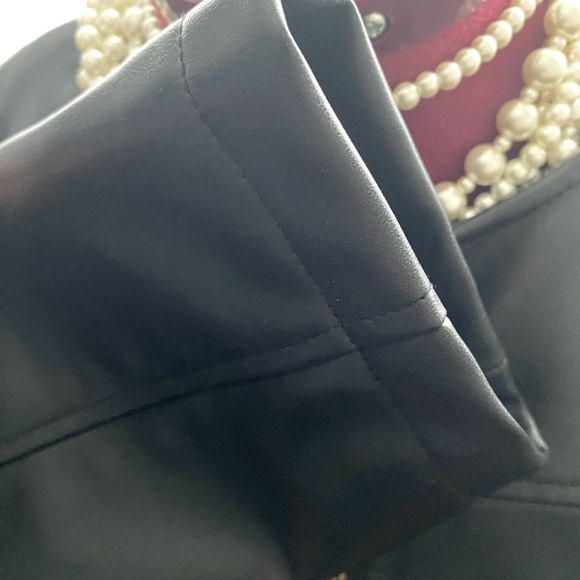 Zara Faux Leather Fitted Jacket - Picture 3 of 15